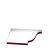 Заглушка желоба 120*86 правая Вишня (RAL3005)